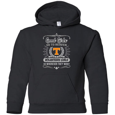 Good Girls Go To Heaven Tennessee Volunteers Girls T Shirts