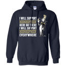 I Will Support Everywhere Navy Midshipmen T Shirts