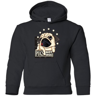 Lovely Black Gift For Collection Dog T Shirts Pugs Not Drugs V2