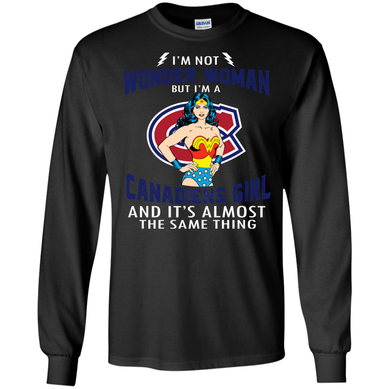 I'm Not Wonder Woman Montreal Canadiens T Shirts