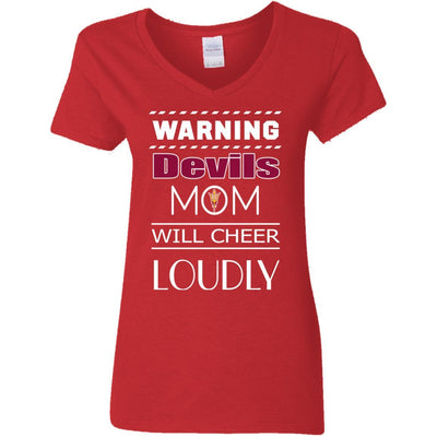 Warning Mom Will Cheer Loudly Arizona State Sun Devils T Shirts