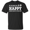 My Pug Makes Me Happy T Shirts