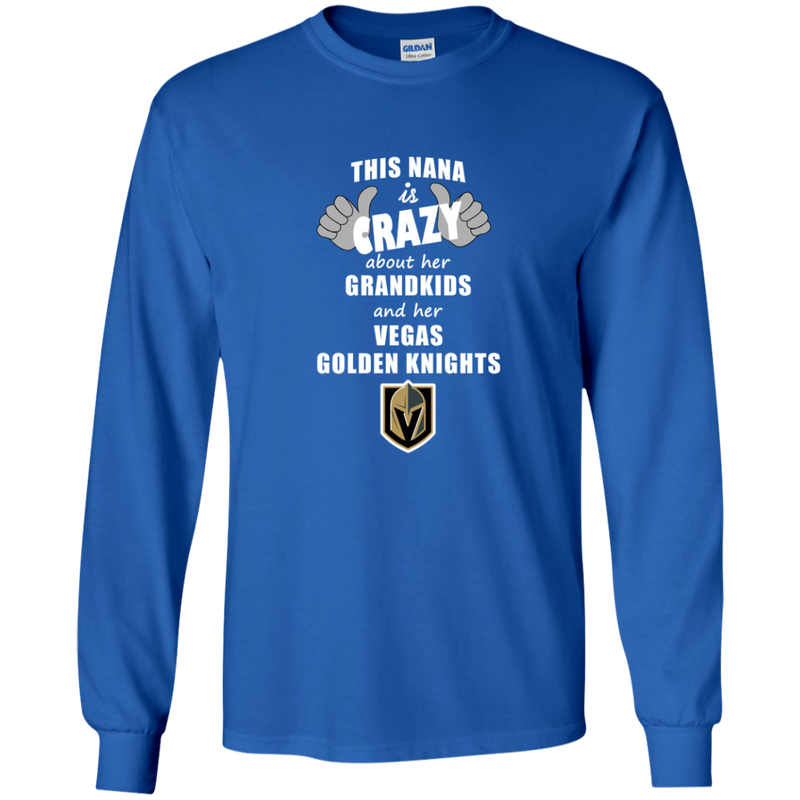This Nana Is Crazy About Her Grandkids And Her Vegas Golden Knights T Shirts
