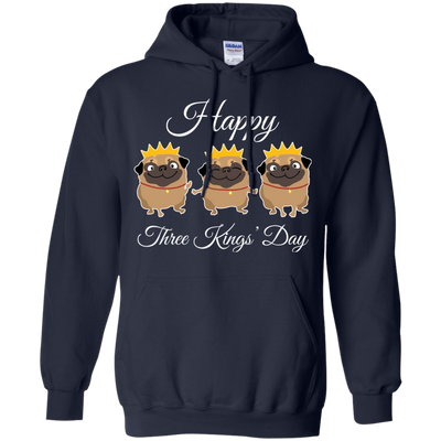 Nice Pug T Shirts - Three Kings' Day Pug, is a cool gift for friends