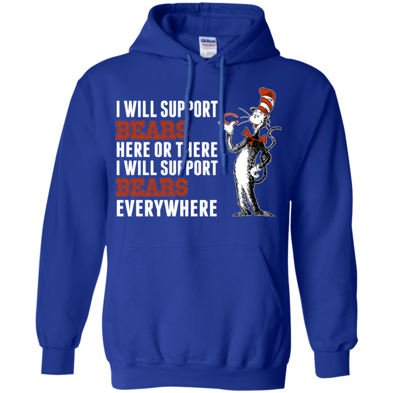 I Will Support Everywhere Chicago Bears T Shirts
