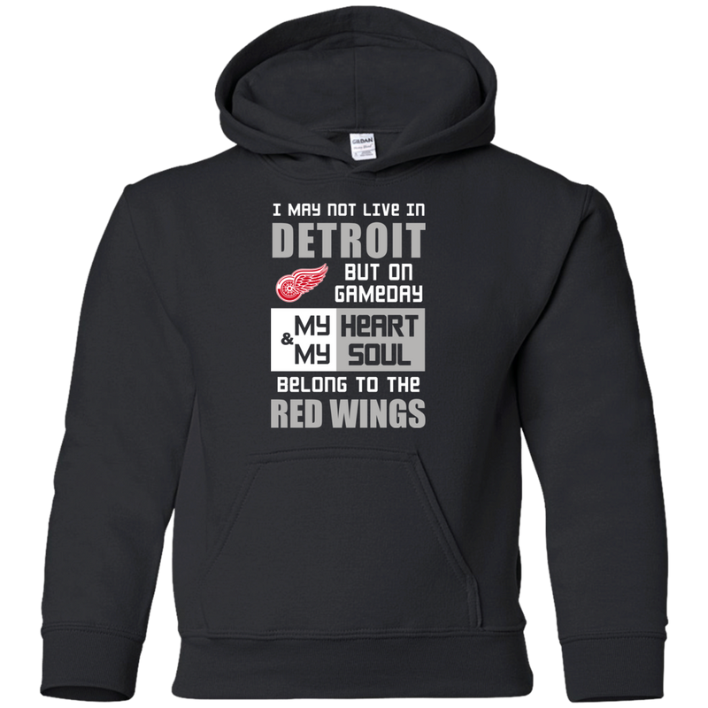 My Heart And My Soul Belong To The Detroit Red Wings T Shirts