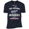 Funny This Grandma Is Crazy About Her Grandkids And Her Patriots T Shirts