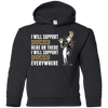 I Will Support Everywhere Anaheim Ducks T Shirts