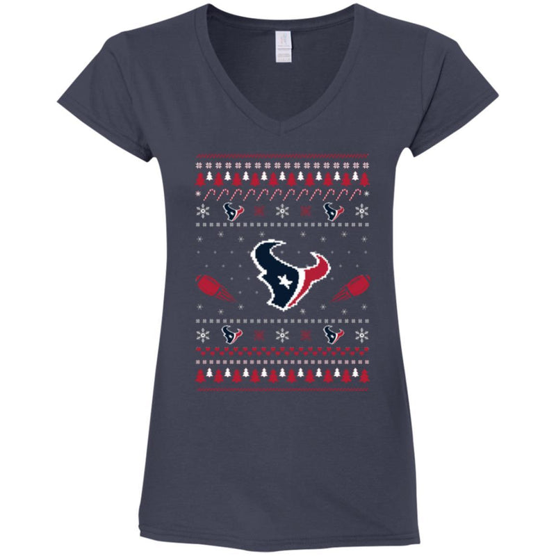 Houston Texans Stitch Knitting Style Ugly T Shirts