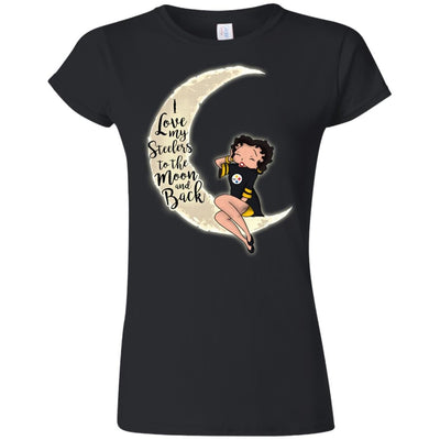 BB I Love My Pittsburgh Steelers To The Moon And Back T Shirt - Best Funny Store