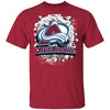 Colorful Earthquake Art Colorado Avalanche T Shirt