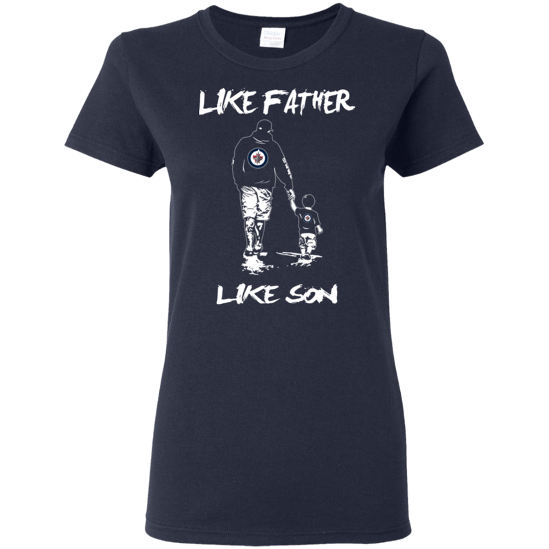Happy Like Father Like Son Winnipeg Jets T Shirts