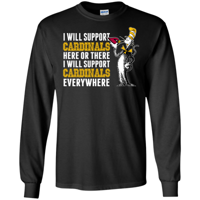 I Will Support Everywhere Arizona Cardinals T Shirts