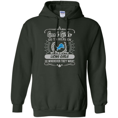 Good Girls Go To Heaven Detroit Lions Girls T Shirts