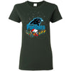 Snoopy Christmas Carolina Panthers T Shirts