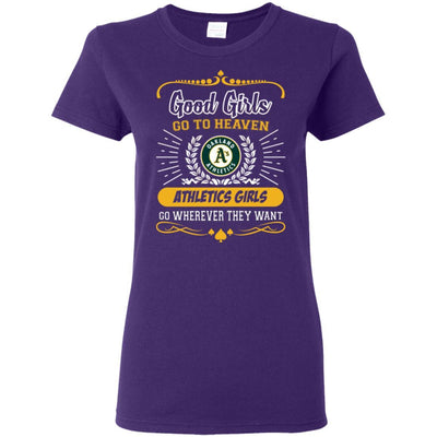 Good Girls Go To Heaven Oakland Athletics Girls T Shirts