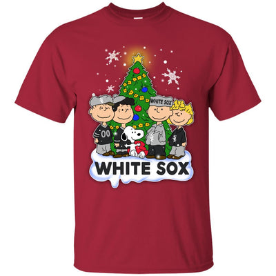 Snoopy The Peanuts Chicago White Sox Christmas T Shirts