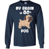 Pug - My brain is 80% T Shirts?