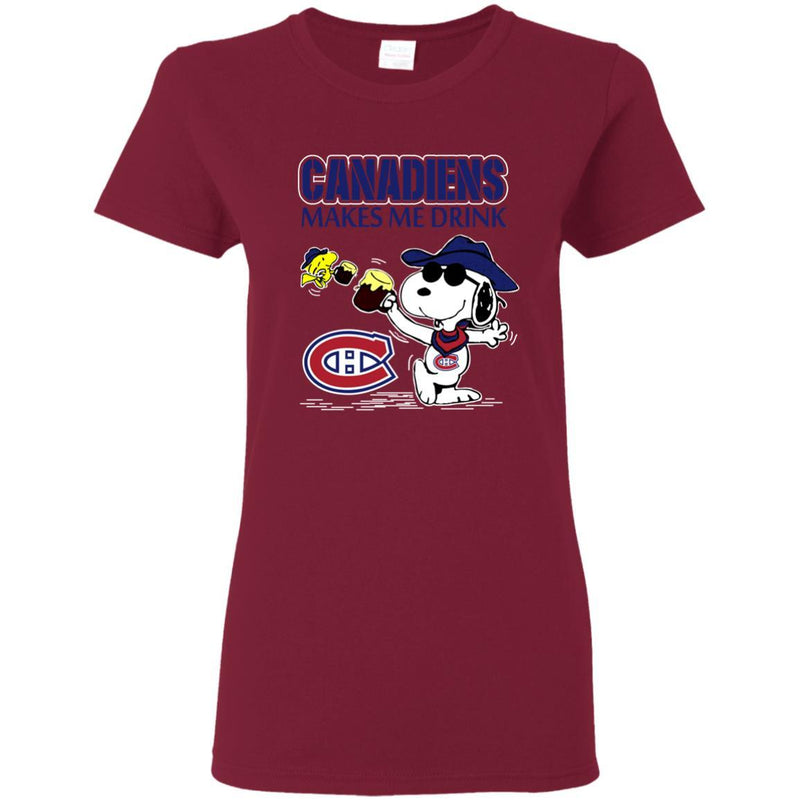 Montreal Canadiens Make Me Drinks T-Shirt