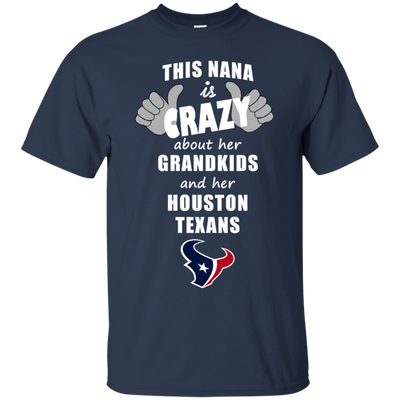 This Nana Is Crazy About Her Grandkids And Her Houston Texans T Shirts