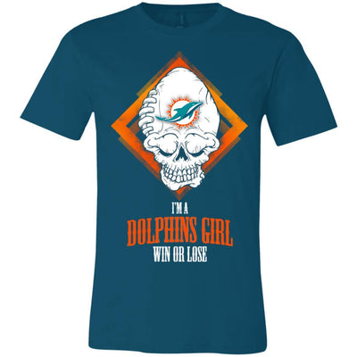 Miami Dolphins Girl Win Or Lose T Shirts