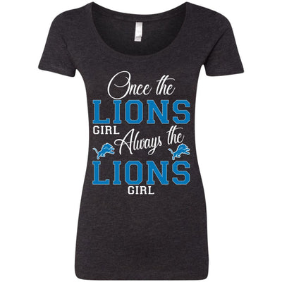 Always The Detroit Lions Girl T Shirts