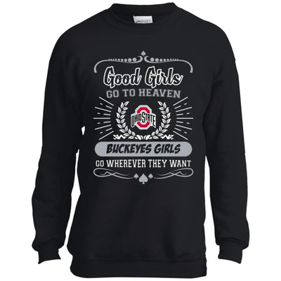 Good Girls Go To Heaven Ohio State Buckeyes Girls T Shirts