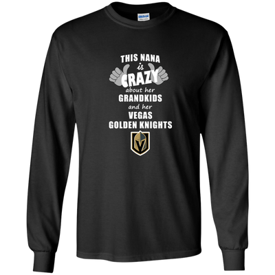 This Nana Is Crazy About Her Grandkids And Her Vegas Golden Knights T Shirts
