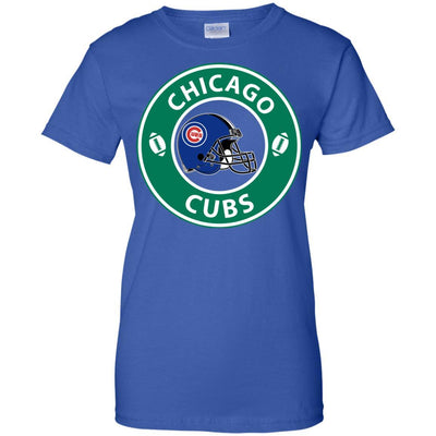 Starbucks Coffee Chicago Cubs T Shirts WNG