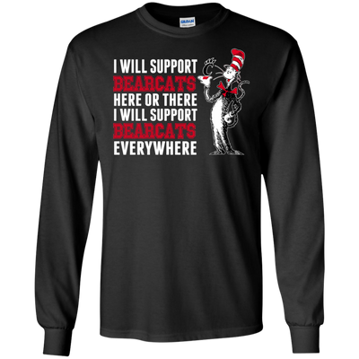 I Will Support Everywhere Cincinnati Bearcats T Shirts