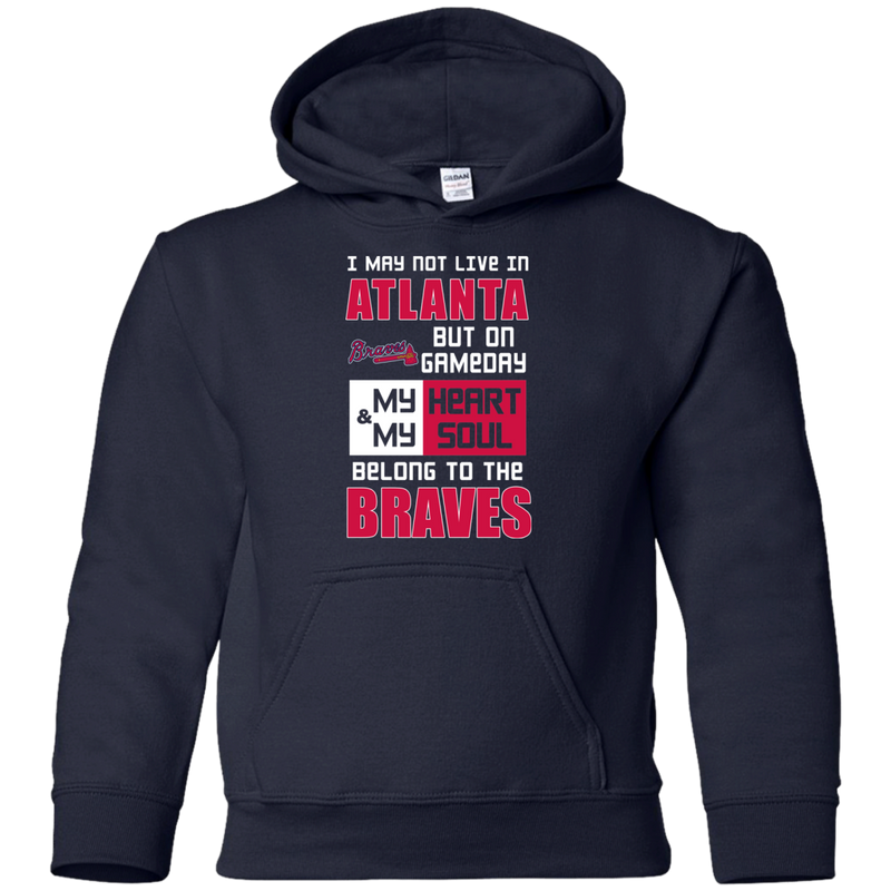 My Heart And My Soul Belong To The Atlanta Braves T Shirts