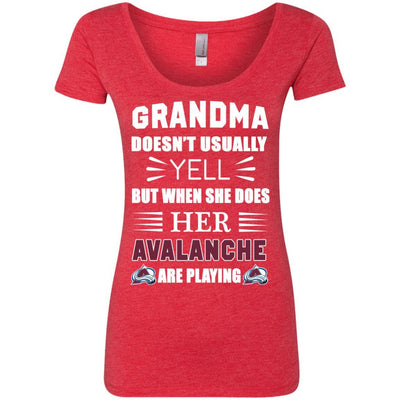 Grandma Doesn't Usually Yell Colorado Avalanche T Shirts