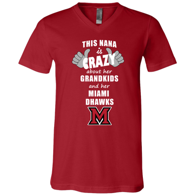 This Nana Is Crazy About Her Grandkids And Her Miami RedHawks T Shirts