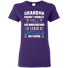 Grandma Doesn't Usually Yell Kansas City Royals T Shirts