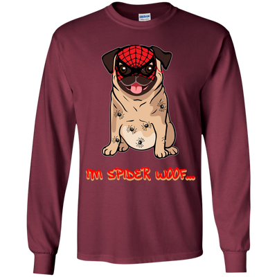 I'm Spider Woof Pug T Shirts