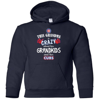 Funny This Grandma Is Crazy About Her Grandkids And Her Cubs T Shirts