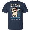 My Pug Into Fitness Donut Pug T Shirts