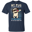 My Pug Into Fitness Donut Pug T Shirts