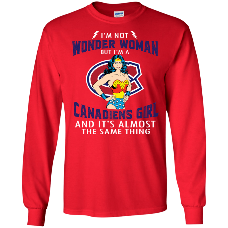 I'm Not Wonder Woman Montreal Canadiens T Shirts