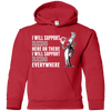 I Will Support Everywhere Cincinnati Reds T Shirts