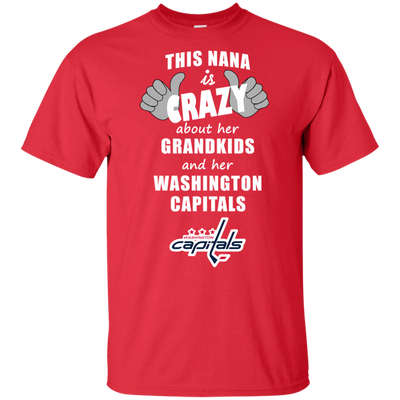 This Nana Is Crazy About Her Grandkids And Her Washington Capitals T Shirts