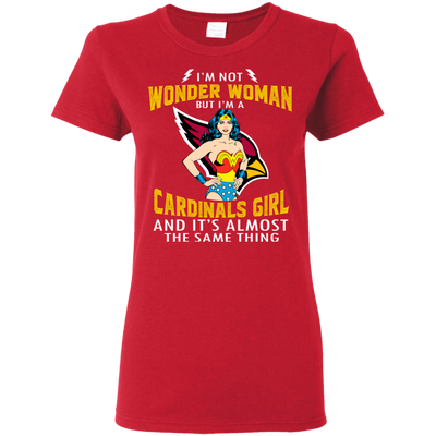 I'm Not Wonder Woman Arizona Cardinals T Shirts