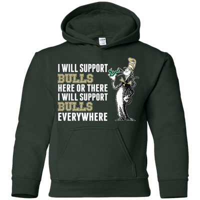 I Will Support Everywhere South Florida Bulls T Shirts