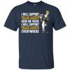 I Will Support Everywhere Georgia Tech Yellow Jackets T Shirts