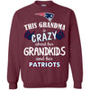 Funny This Grandma Is Crazy About Her Grandkids And Her Patriots T Shirts