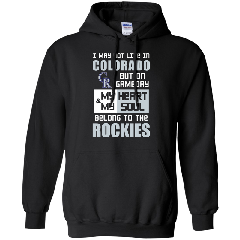 My Heart And My Soul Belong To The Colorado Rockies T Shirts