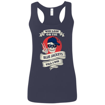 Skull Say Hi Columbus Blue Jackets T Shirts
