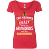 Funny This Grandma Is Crazy About Her Grandkids And Her Blackhawks T Shirts