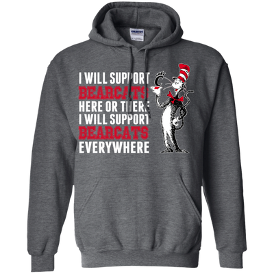 I Will Support Everywhere Cincinnati Bearcats T Shirts