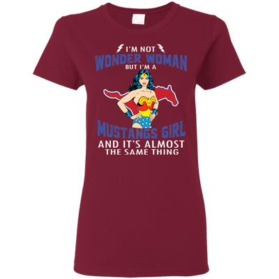 I'm Not Wonder Woman SMU Mustangs T Shirts